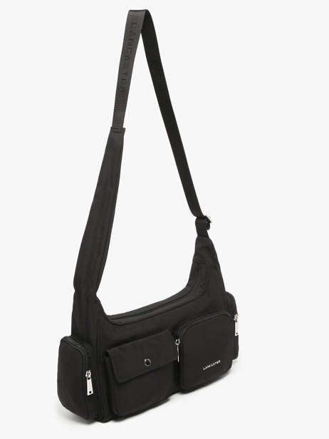 Sac Bandoulière Basic Pocket Polyester Lancaster Noir basic pocket 92 vue secondaire 2