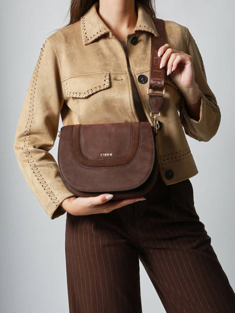 Crossbody Bag M Lasso Leather Etrier Brown lasso ELAS152M other view 1