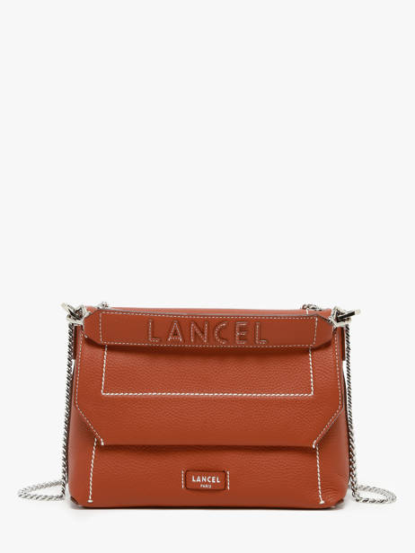 Sac Bandoulière Ninon Cuir Lancel Rouge ninon A13782
