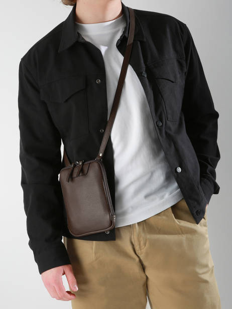 Leather Flandres Crossbody Bag Etrier Brown flandres EFLA728S other view 1