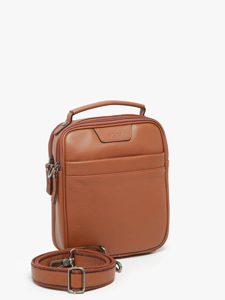 Sac Bandoulière Flandres Cuir Etrier Marron flandres EFLA732M vue secondaire 2