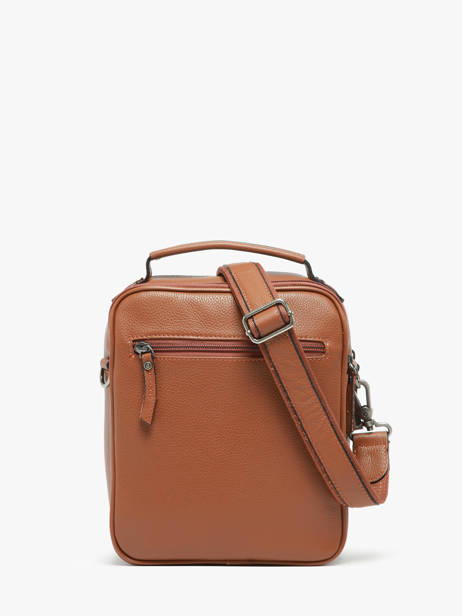 Sac Bandoulière Flandres Cuir Etrier Marron flandres EFLA732M vue secondaire 4