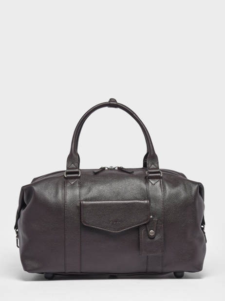 Cabin Duffle Bag Flandres In Leather Etrier Brown flandres EFLA991S other view 3