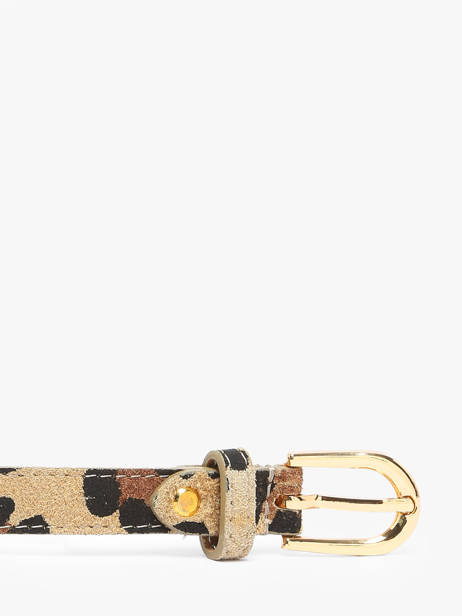 Belt Milano Beige velvet leopardo VL25068 other view 1