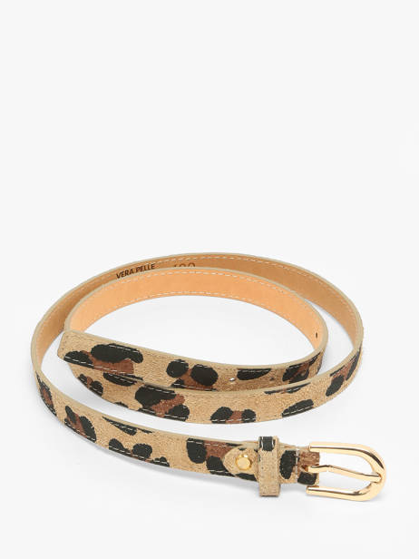 Belt Milano Beige velvet leopardo VL25068 other view 2