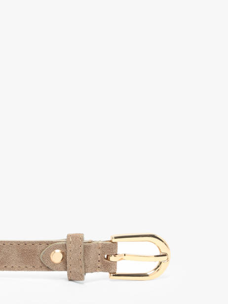 Ceinture Réglable Cuir Milano Beige velvet VE25068 vue secondaire 1