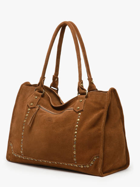 Sac à Main A4 Houston Cuir Basilic pepper Marron houston BHOU31 vue secondaire 2