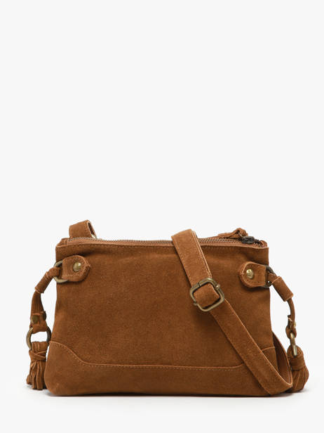 Sac Bandoulière Houston Cuir Basilic pepper Marron houston BHOU82 vue secondaire 4