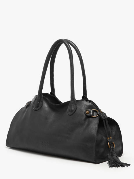 Sac Porté épaule Cow Cuir Basilic pepper Noir cow BCOW84 vue secondaire 2