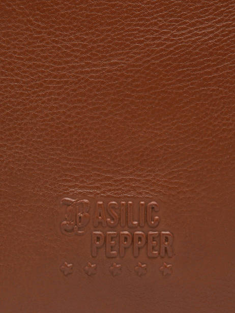 Shoulder Bag Cow Leather Basilic pepper Brown cow BCOW84 other view 5