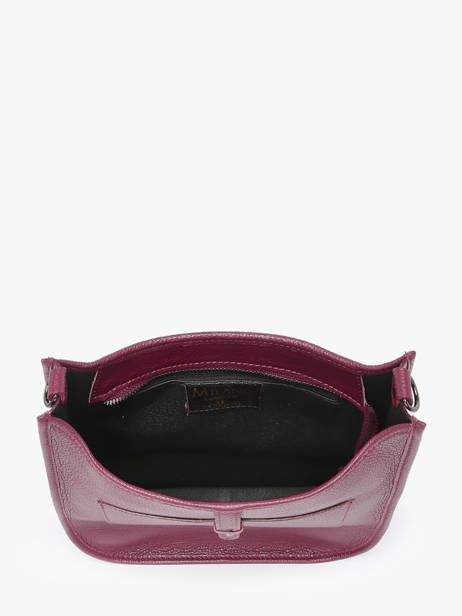 Sac Bandoulière Caviar Cuir Milano Rouge caviar CA25068 vue secondaire 3