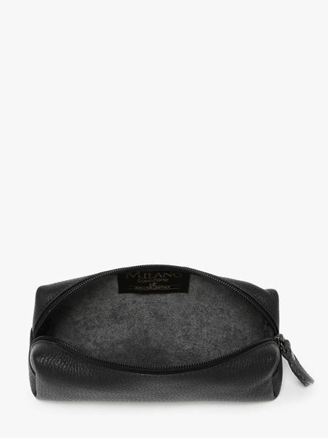 Trousse Cuir Milano Noir caviar CA22116 vue secondaire 1