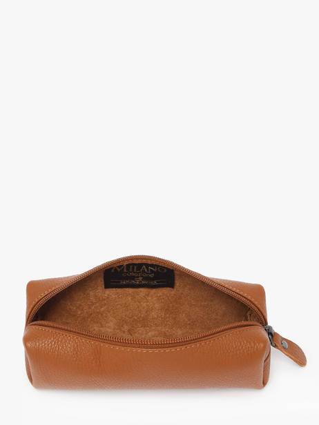 Trousse Caviar Cuir Milano Marron caviar CA22116 vue secondaire 1