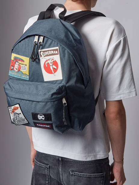 1 Compartment Backpack Eastpak Blue eastpak x dc comics K620COM other view 1