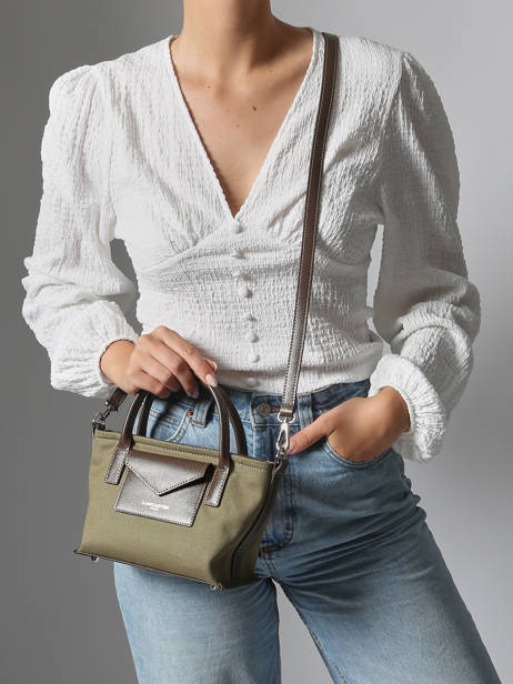 Sac Bandoulière Canvas Kba Lancaster Vert canvas kba 49 vue secondaire 1