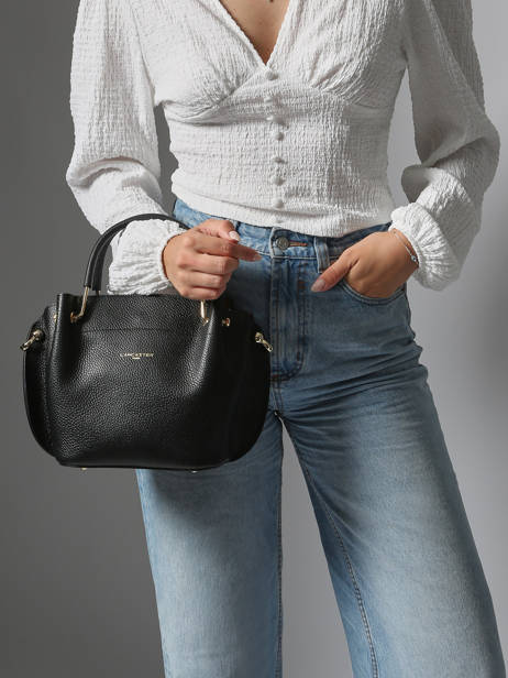 Sac à Main Foulonne Double Cuir Lancaster Noir foulonne double louisa 18 vue secondaire 2