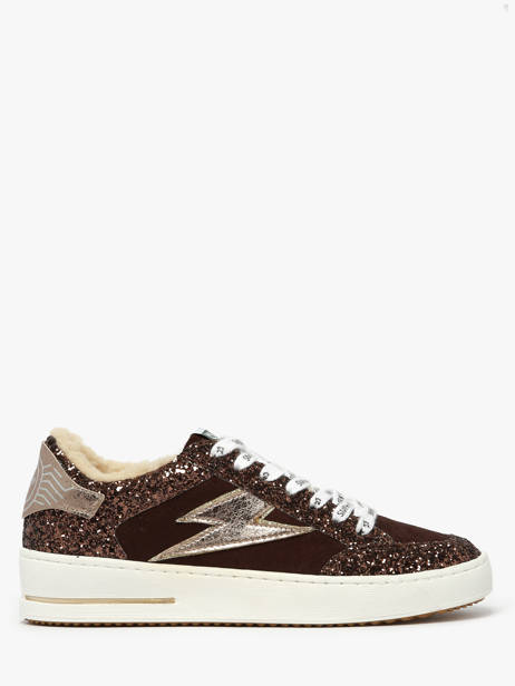 Sneakers Noubar In Leather Semerdjian Brown women NOUBAR