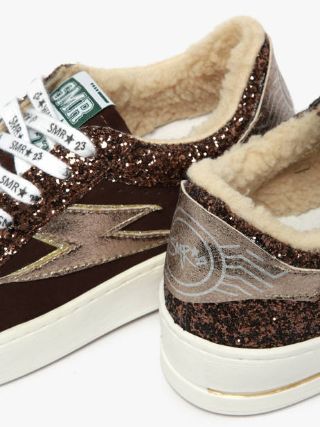 Sneakers Noubar In Leather Semerdjian Brown women NOUBAR other view 3