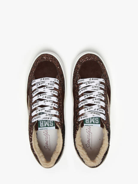 Sneakers Noubar In Leather Semerdjian Brown women NOUBAR other view 4