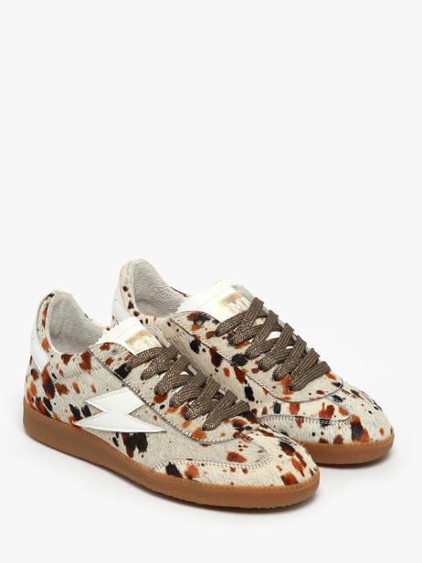 Sneakers Aslan In Leather Semerdjian Multicolor women ASLAN other view 2