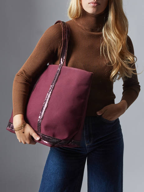 Large Le Cabas Tote Bag Sequins Vanessa bruno Red cabas 1V40315 other view 1