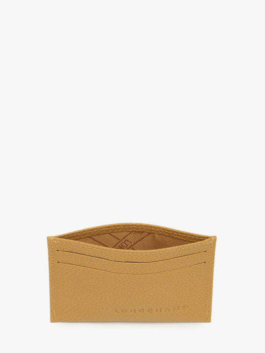 Longchamp Le foulonné Bill case / card case Yellow