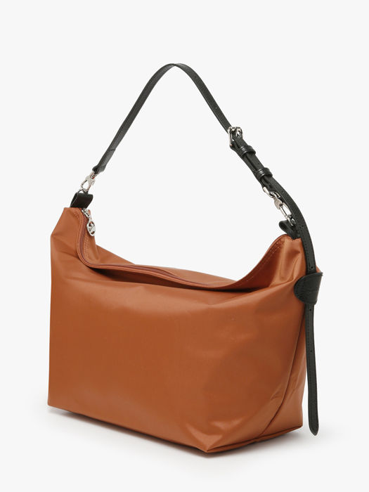 Longchamp Besace longchamp toile Hobo bag Brown