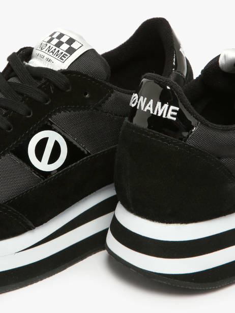 Platform Sneakers Flex M Jogger In Leather No name Black women IMN60415 other view 3