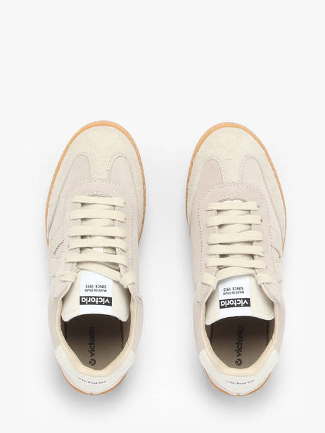 Sneakers Berlin En Cuir Victoria Beige women 1126229 vue secondaire 4