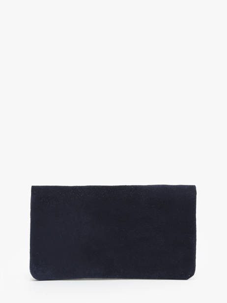 Leather Velvet Wallet Milano Blue velvet VE23113 other view 2