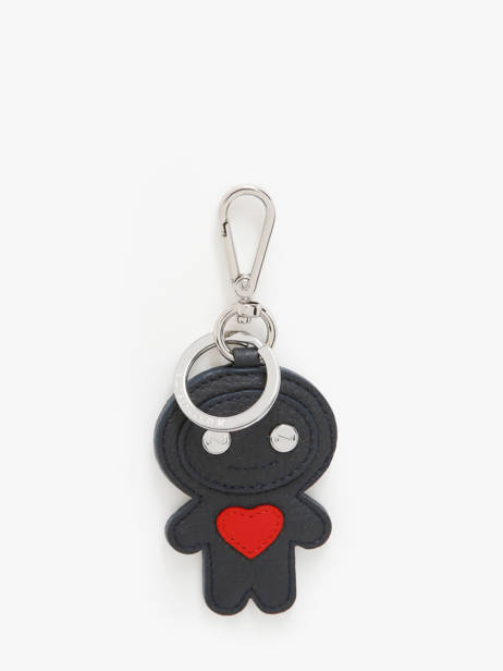 Porte-clefs Love Manga Cuir Nathan baume Gris original n 718N