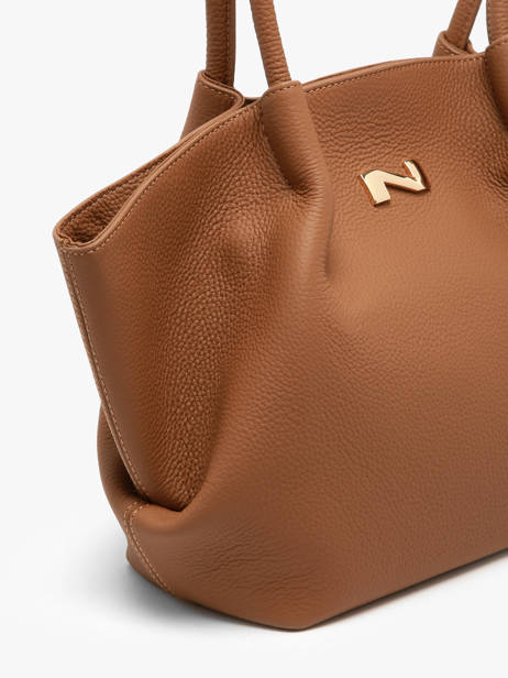 Leather Galatée Shoulder Bag Nathan baume Brown nymphea 3 other view 3