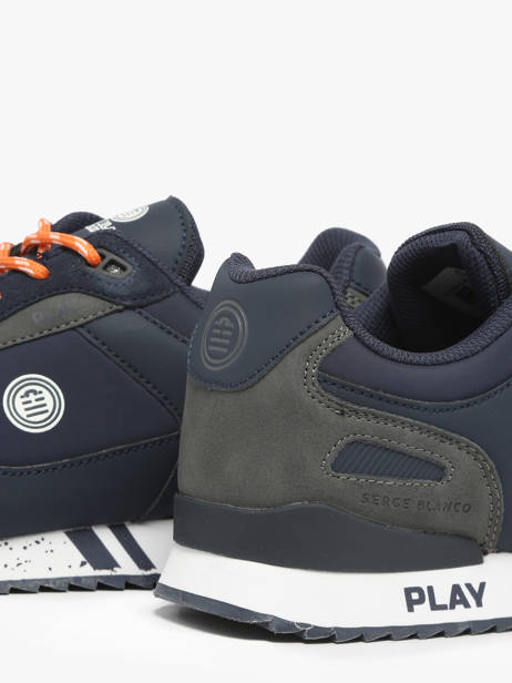 Sneakers Chamonix Serge blanco Blue men CHA1914P other view 2