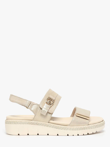 Sandales En Cuir Tamaris Or women 44