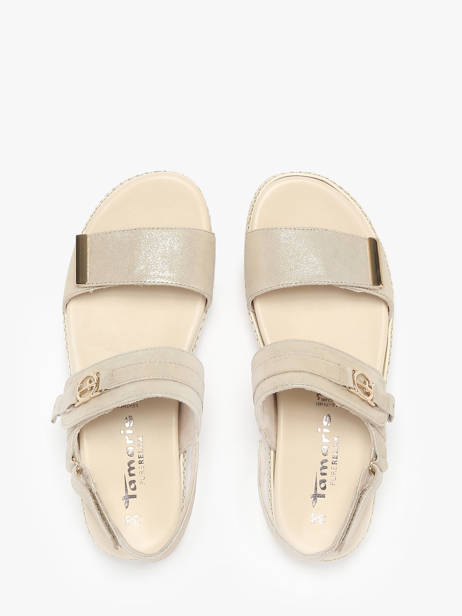 Sandales En Cuir Tamaris Or women 44 vue secondaire 3