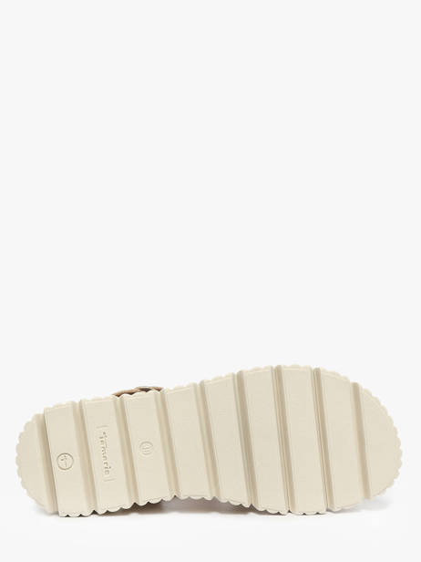 Sandals In Leather Tamaris Beige women 44 other view 4