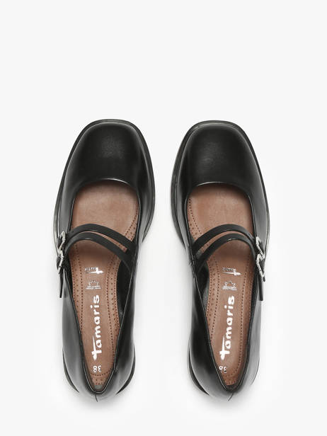 Ballerinas With Straps In Leather Tamaris Black women 45 other view 4