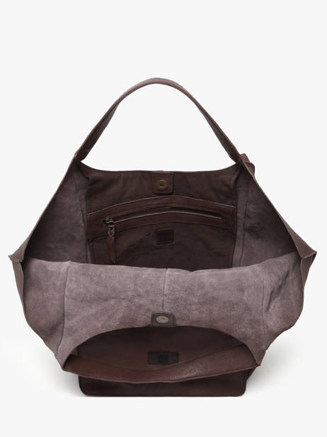 Sac Porté épaule Heritage Cuir Biba Marron heritage HOM1L vue secondaire 3