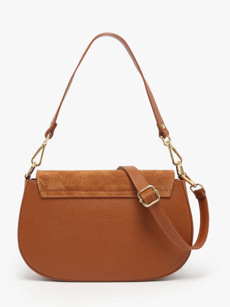 Sac Bandoulière Velvet Caviar Cuir Milano Marron velvet caviar VC25069 vue secondaire 4