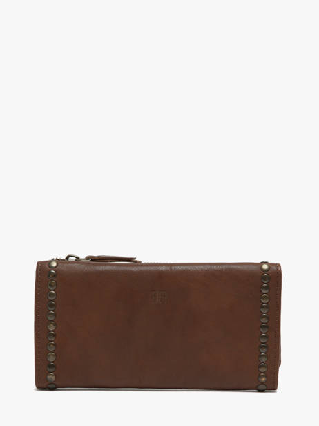 Leather Heritage Wallet Biba Brown heritage POR4L