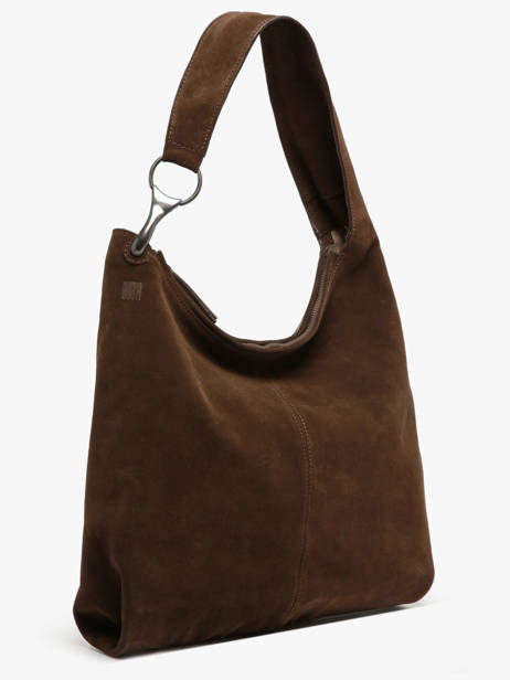Sac Porté épaule Leather Cuir Biba Marron leather JAP2L vue secondaire 2