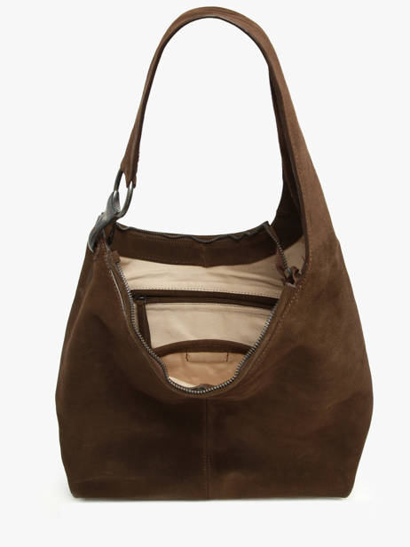 Sac Porté épaule Leather Cuir Biba Marron leather JAP2L vue secondaire 3