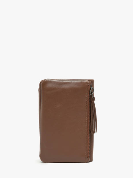 Portefeuille Wallet Cuir Biba Marron wallet SFM4L vue secondaire 3
