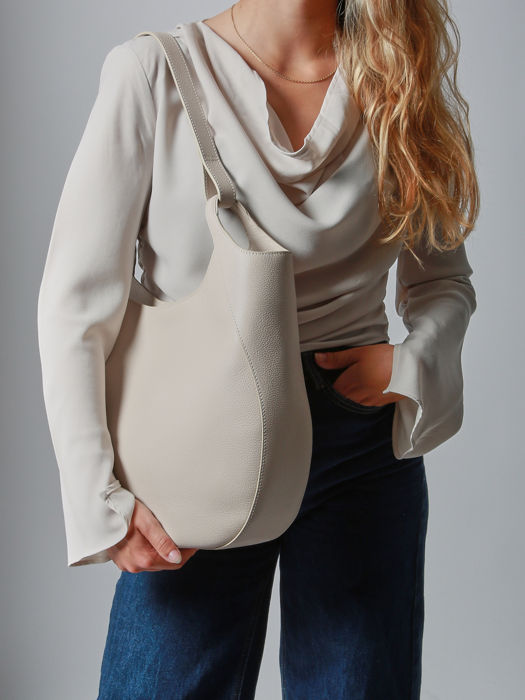 Longchamp Le foulonné Besaces Blanc