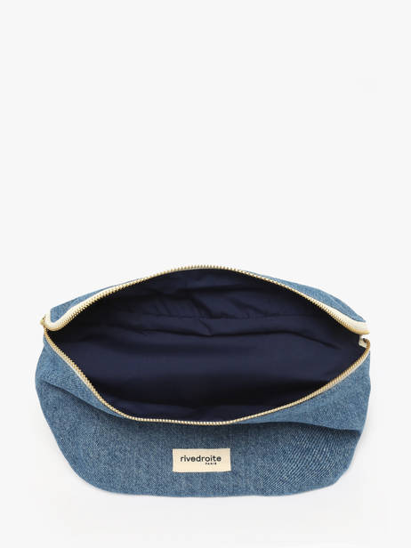 Recycled Coton Custine Belt Bag Rivedroite Blue timeless CUSTITIM other view 3
