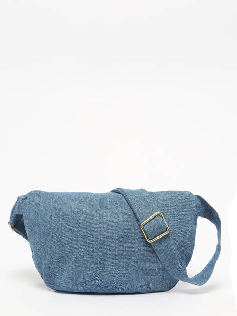 Recycled Coton Custine Belt Bag Rivedroite Blue timeless CUSTITIM other view 4