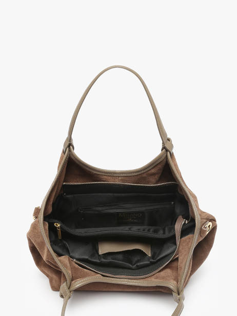 Shoulder Bag Velvet Caviar Leather Milano Brown velvet caviar VC241111 other view 3