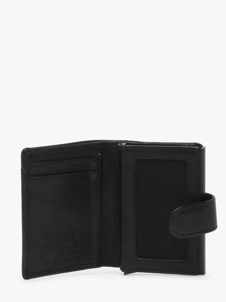 Porte Cartes Cuir Basilic pepper Noir traveler BTRA96 vue secondaire 1