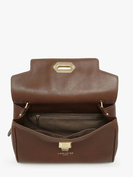 Sac Porté Main Mademoiselle Grace Cuir Lancaster Marron mademoiselle grace 102 vue secondaire 3