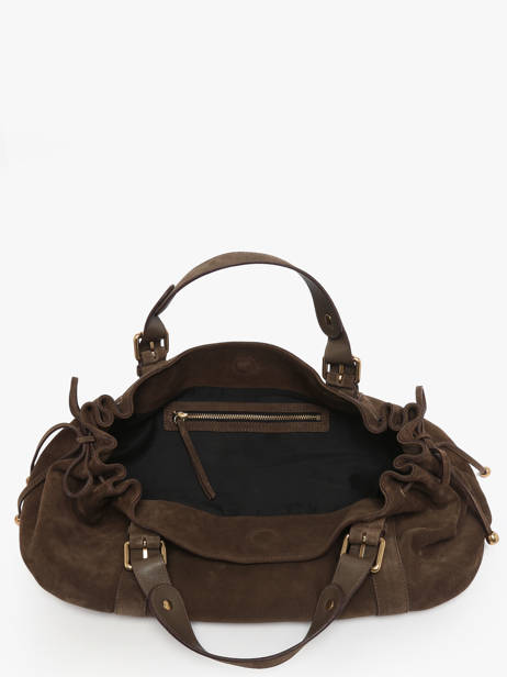 Sac Porté épaule Folk Cuir Gerard darel Vert folk DCS01407 vue secondaire 3